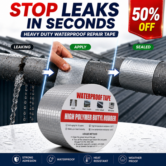 Leakage Repair Butyl Waterproof Adhesive Tape - Buy 1 Get 1 Free - 5 cm * 5 M