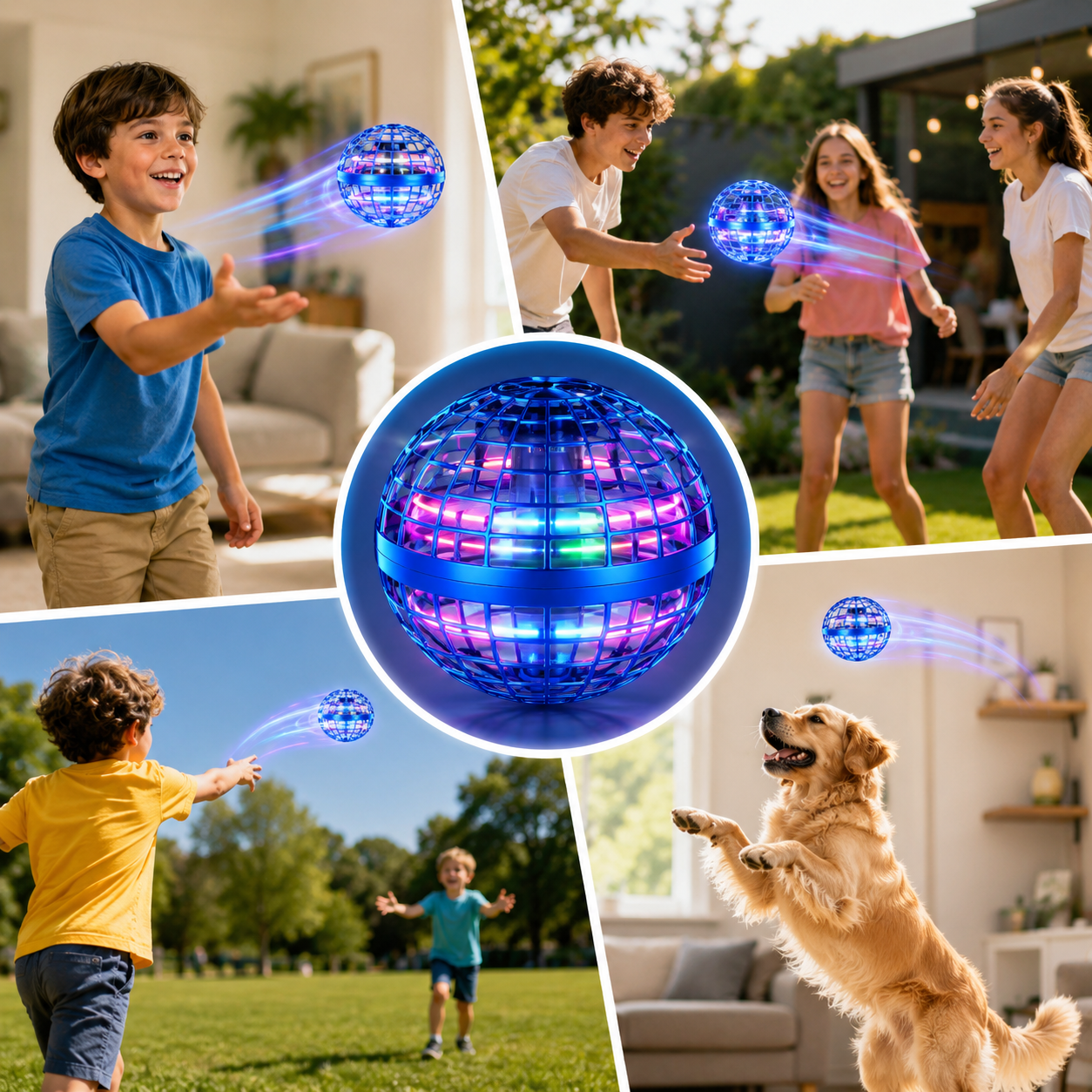 SkySpin-Gesture Flight Ball  USB Rechargeable Gesture Control LED Lighting