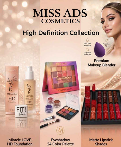 MISS ADS High Definition Full Face Makeup Combo