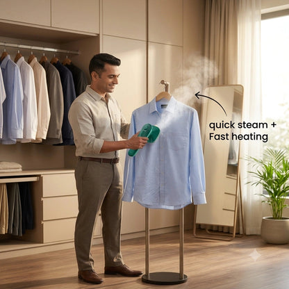 PressPro™ Handheld Garment Steamer | 30-Second Wrinkle Remover