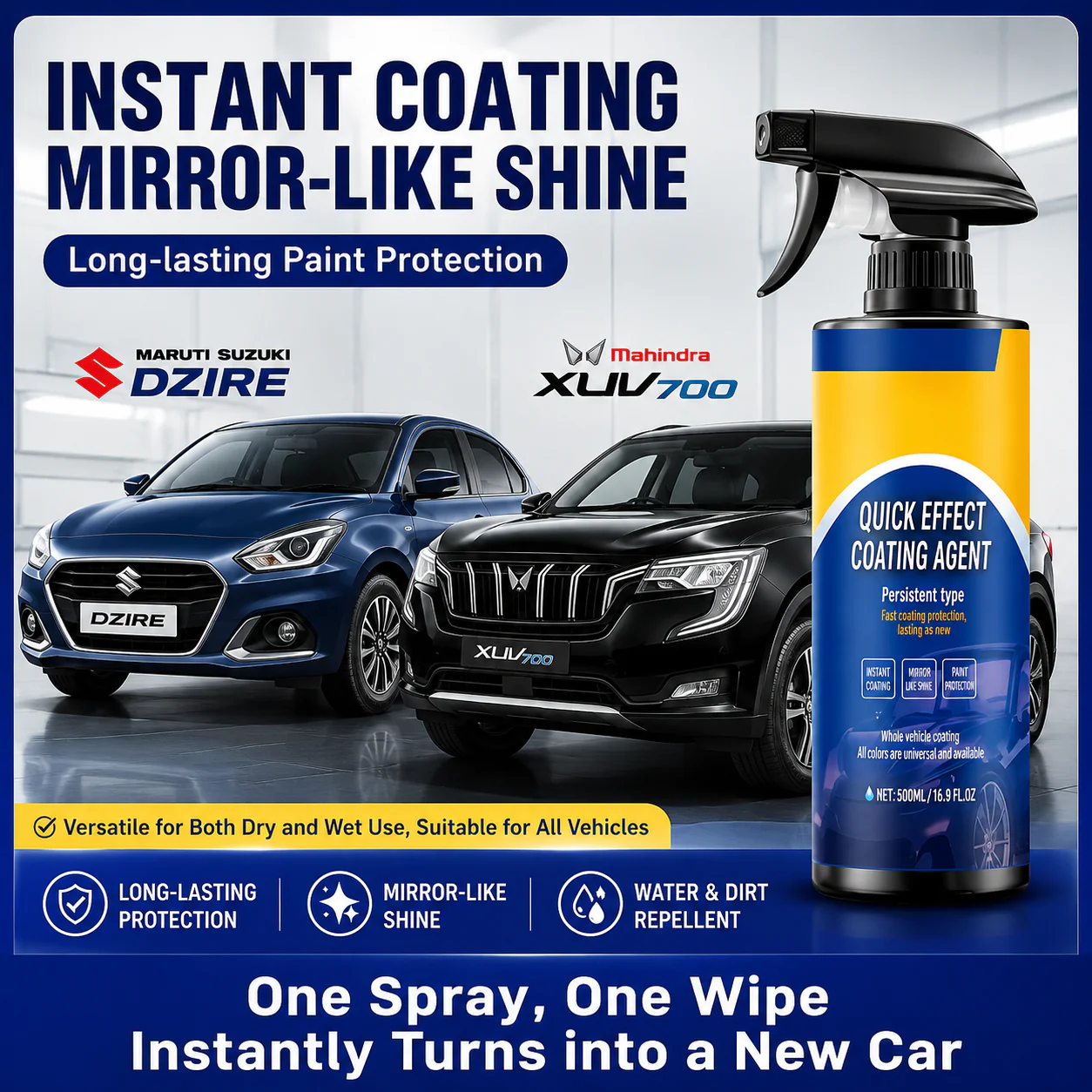 Advanced Car Quick-Acting Coating Agent Spray Kit 🚗✨ | BUY 1 GET 1 FREE