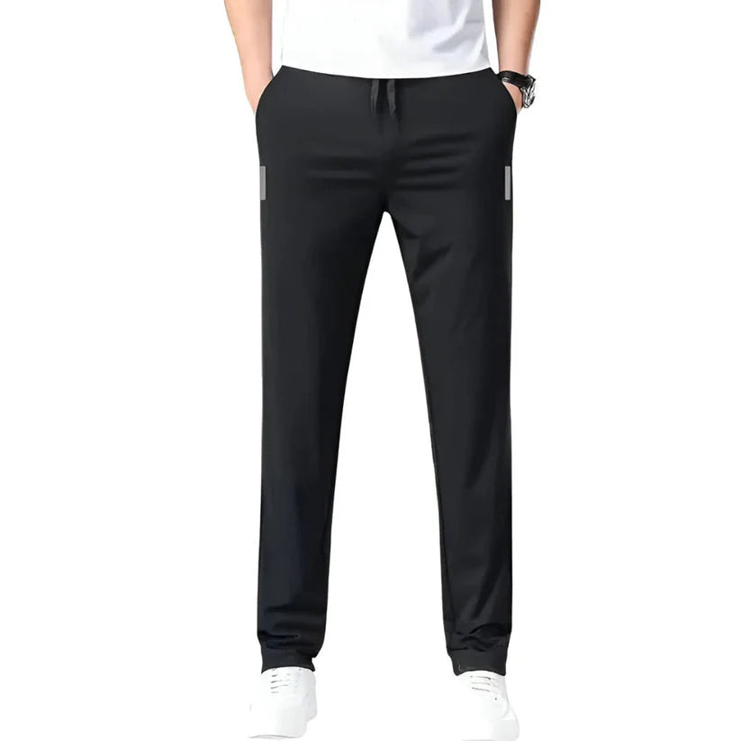 🔥 Comfort Fit Lycra Track Pants | Black & Grey Combo for Men 🖤 (BUY 1 GET 2 FREE)